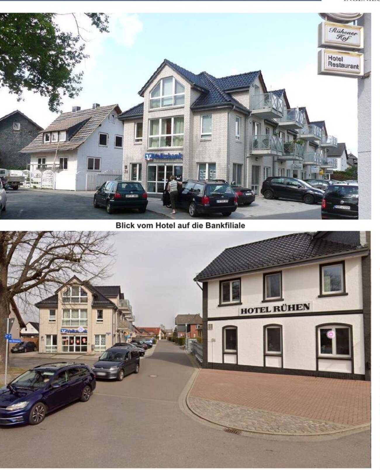 Expose-Seite zum Wohn- und Geschaeftshaus mit Bankfiliale in Ruehen